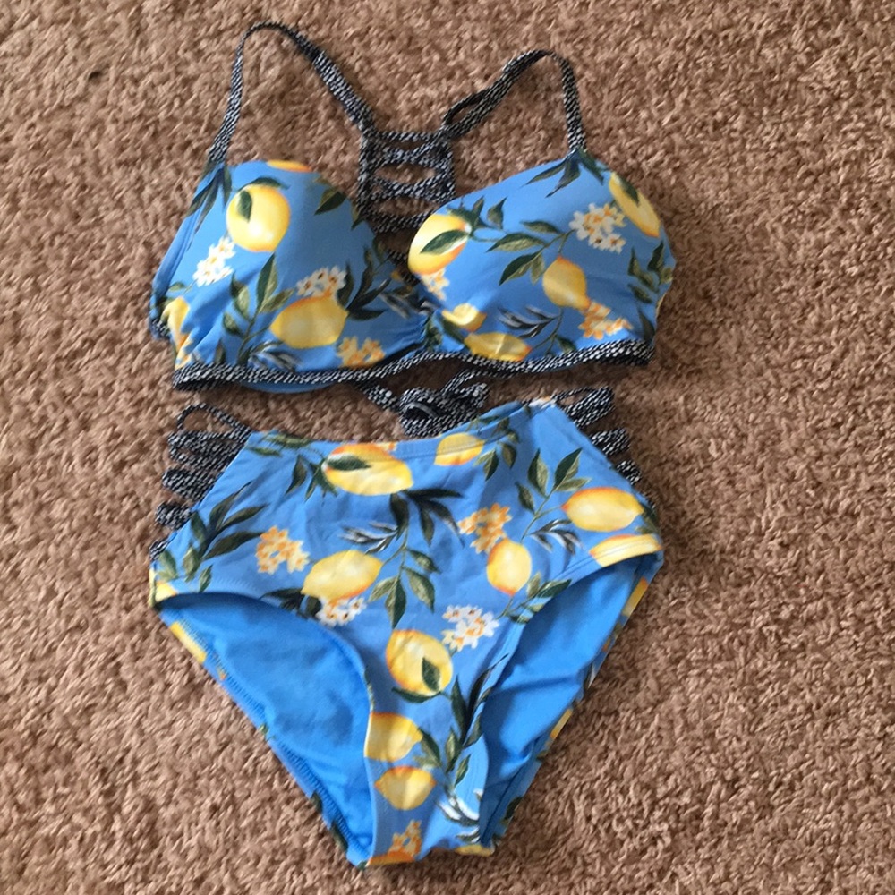 Lemon print Bikini